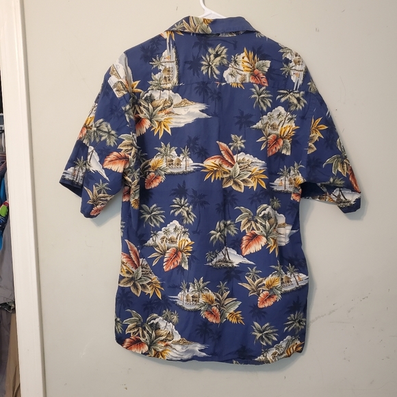 Mens Pierre Cardin Hawaiian Style Shirt Sz Large - Picture 4 of 4
